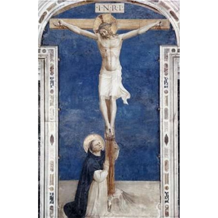 Crucifixcion With Saint Dominick Poster Print by Fra Angelico-VARPDX276551 Image 1