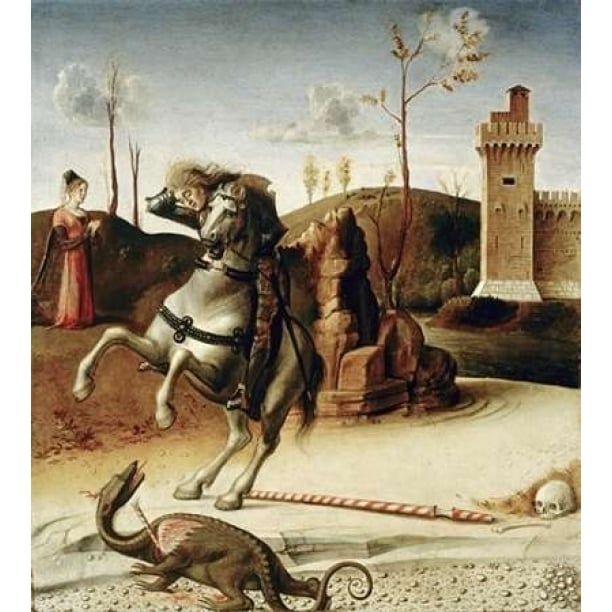 Saint George from The Pala Pesaro Poster Print by Giovanni Bellini-VARPDX276702 Image 2