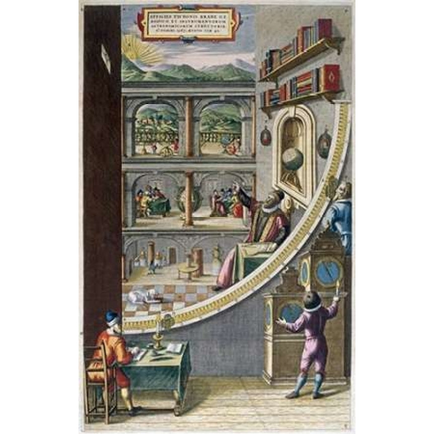 Tycho Brahe and Others With Astronomical Instruments Poster Print by Joan Blaeu-VARPDX276756 Image 1