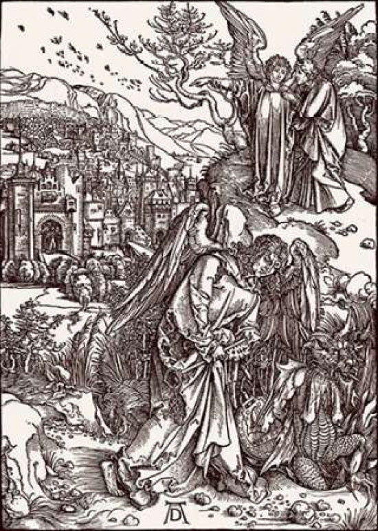 The Jerusalem and the Bottomless Pit Poster Print by Albrecht Durer-VARPDX277449 Image 1