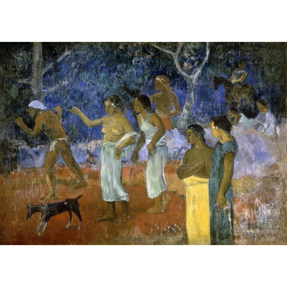 A Scene From a Tahitians Life Poster Print by Paul Gauguin-VARPDX277620 Image 1