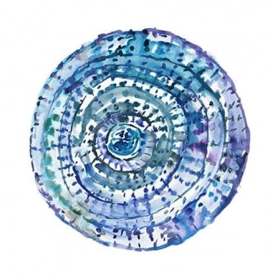 Watery Blue Mandala 1 Poster Print by Lora Gold-VARPDX277GOL1118A Image 2