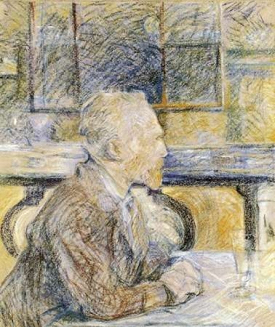 Portrait of Van Gogh Poster Print by Henri Toulouse-Lautrec-VARPDX278190 Image 1