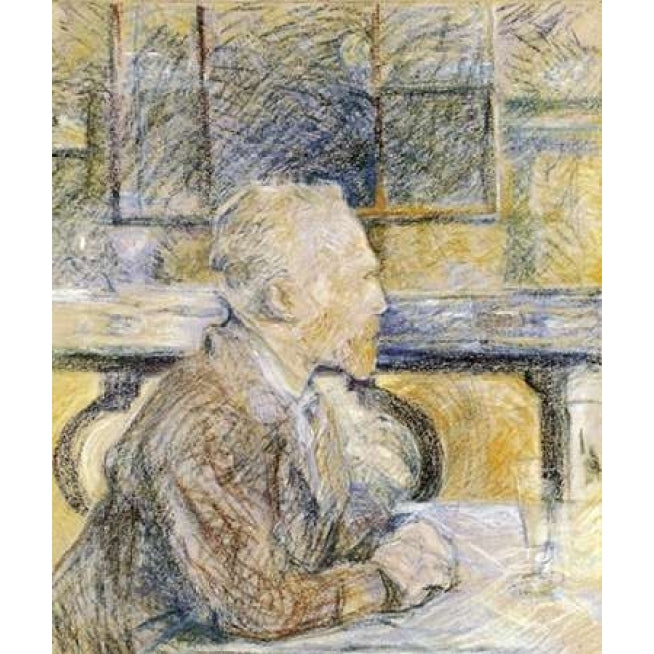 Portrait of Van Gogh Poster Print by Henri Toulouse-Lautrec-VARPDX278190 Image 2