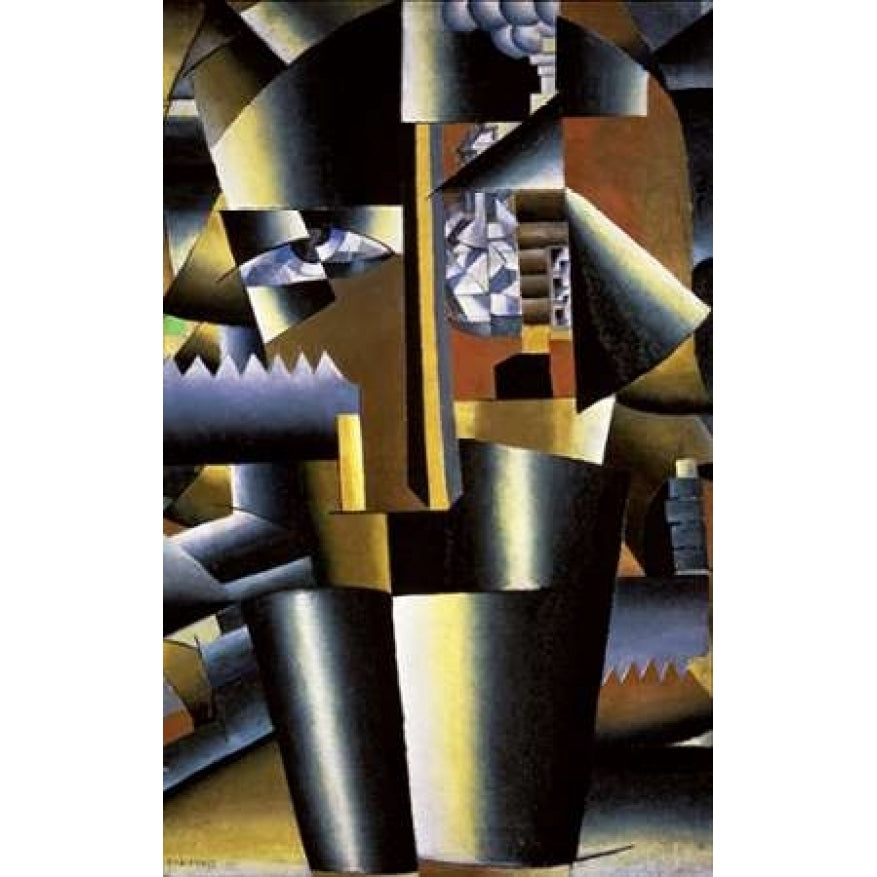 Portrait of The Artist I. Klyun Poster Print by Kazimir Malevich-VARPDX278350 Image 1