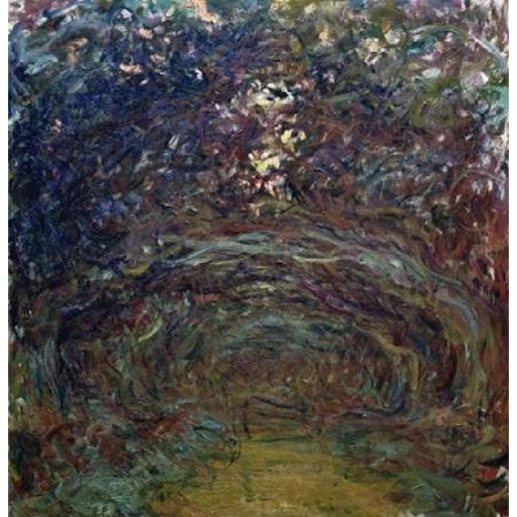 LAllee des rosiers a Giverny Poster Print by Claude Monet-VARPDX278672 Image 2