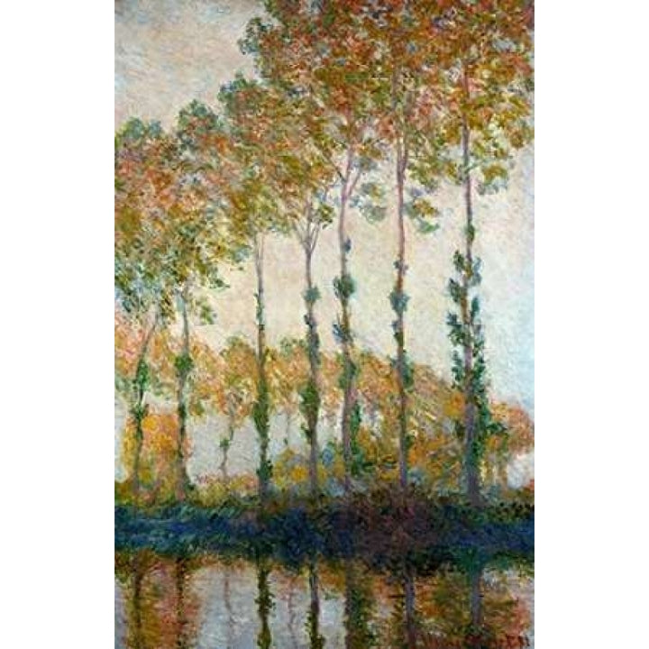 Poplars on the River Epte in Autumn 1891 Poster Print by Claude Monet-VARPDX278693 Image 1