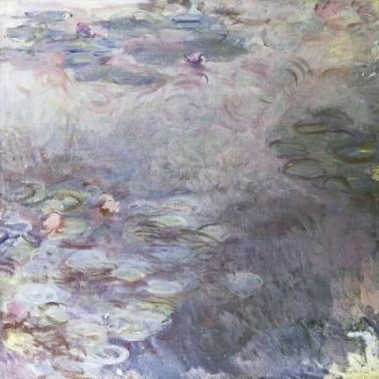 Pale Water Lilies - Nympheas clairs c. 1917-25 Poster Print by Claude Monet-VARPDX278687 Image 2