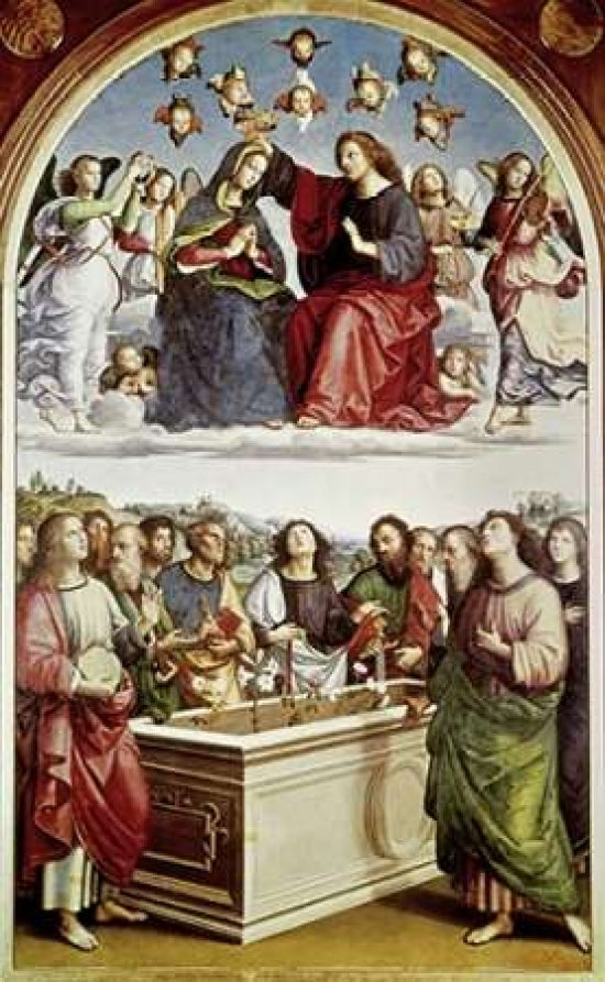 Coronation of The Virgin Poster Print by Raphael -VARPDX279515 Image 1