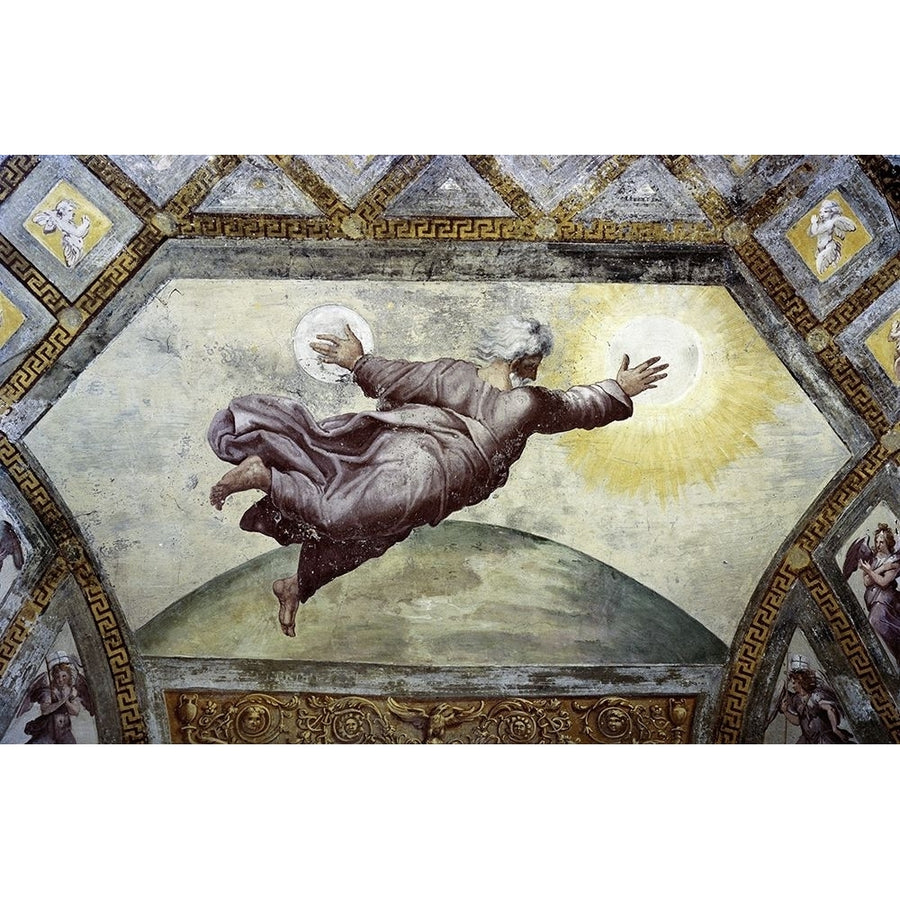 Creation of The Sun and Moon Poster Print by Raphael Raphael-VARPDX279516 Image 1