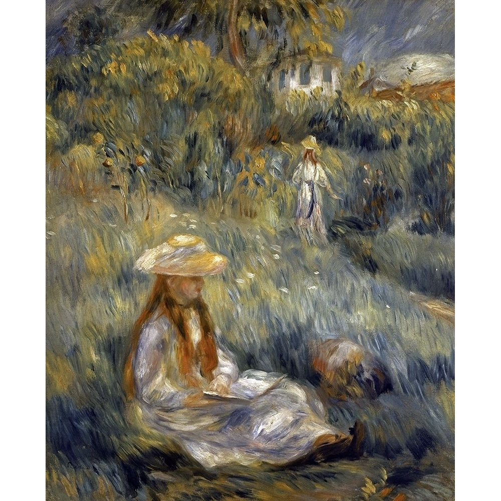 Garden at Mezy: Mademoiselle Manet Poster Print by Pierre-Auguste Renoir-VARPDX279634 Image 1