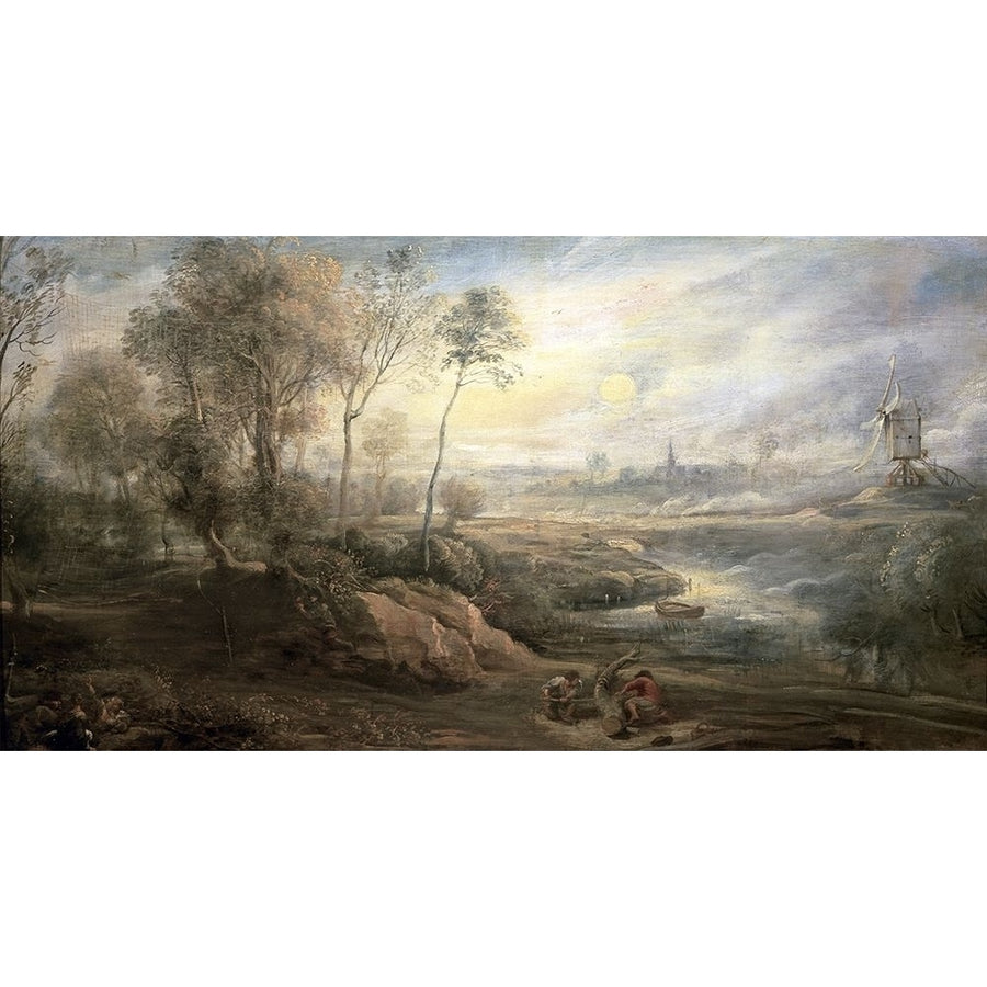 Landscape With a Bird-Catcher Poster Print by Peter Paul Rubens-VARPDX279916 Image 1