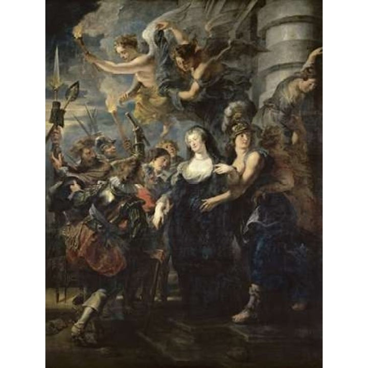 The Flight From Blois - Life of Marie de Medici Queen of France Poster Print by Peter Paul Rubens-VARPDX279930 Image 1