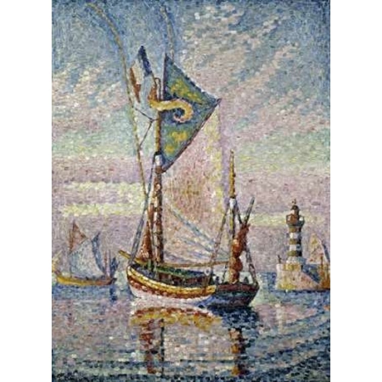 Le Pont De Cancarneau Poster Print by Paul Signac-VARPDX280056 Image 2