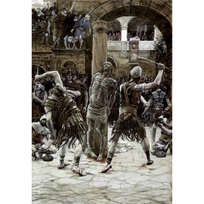 Scourging of The Face Poster Print by James Jacques Tissot-VARPDX280506 Image 1