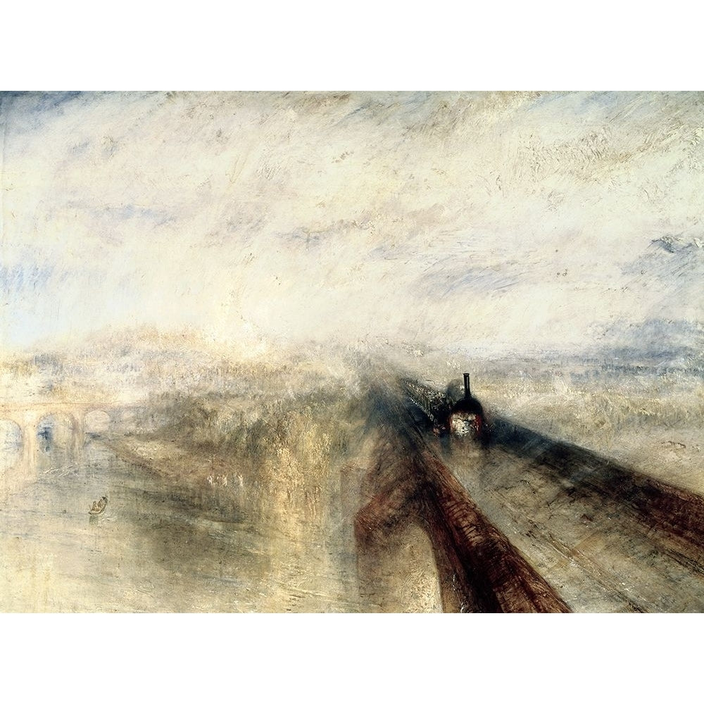 Rain Steam and Speed; The Great Western Railway Poster Print by Joseph M.W. Turner-VARPDX280599 Image 1