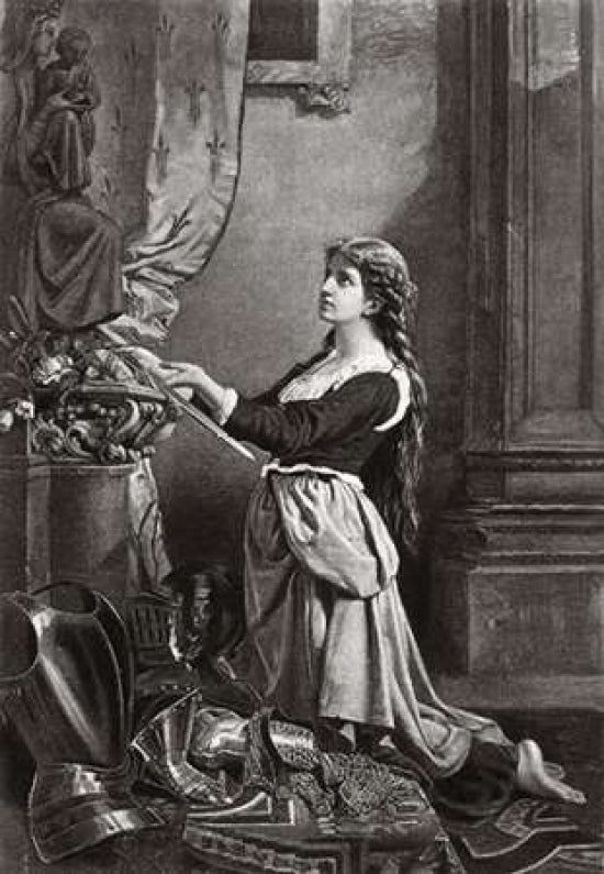 Joan Of Arc At Prayer Poster Print by Unknown -VARPDX280919 Image 1