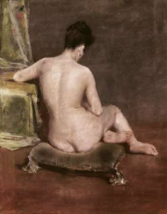 Seated Nude Poster Print by William Merritt Chase-VARPDX281880 Image 1