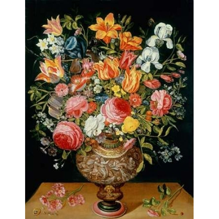 Roses Tulips Narcissi Irises and Other Flowers Poster Print by Andries Daniels-VARPDX281946 Image 2