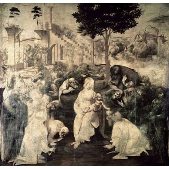 The Adoration of the Magi - underpainting Poster Print by Leonardo Da Vinci-VARPDX281942 Image 2