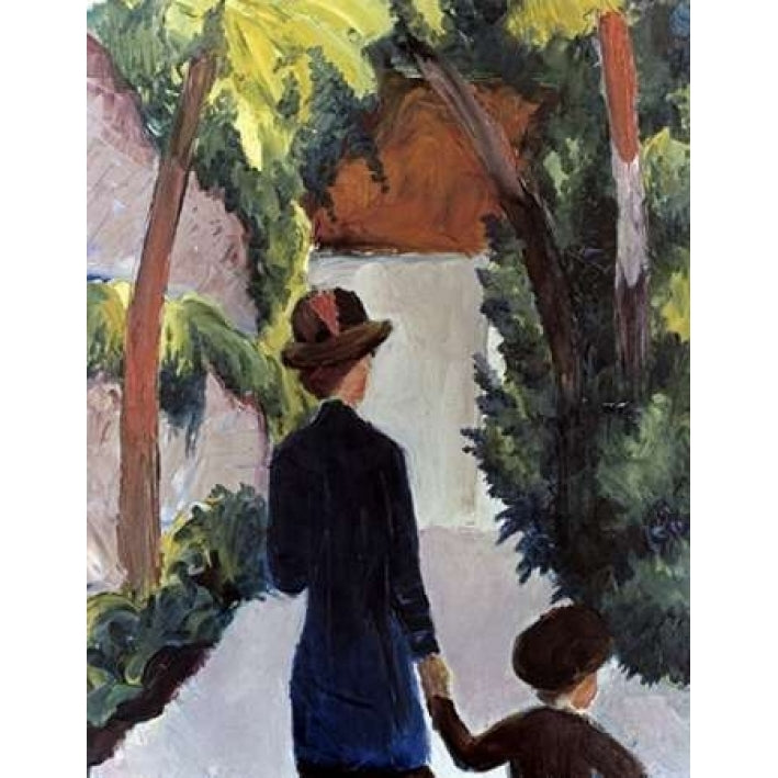 Mother and Child in the Park Poster Print by August Macke-VARPDX282374 Image 1