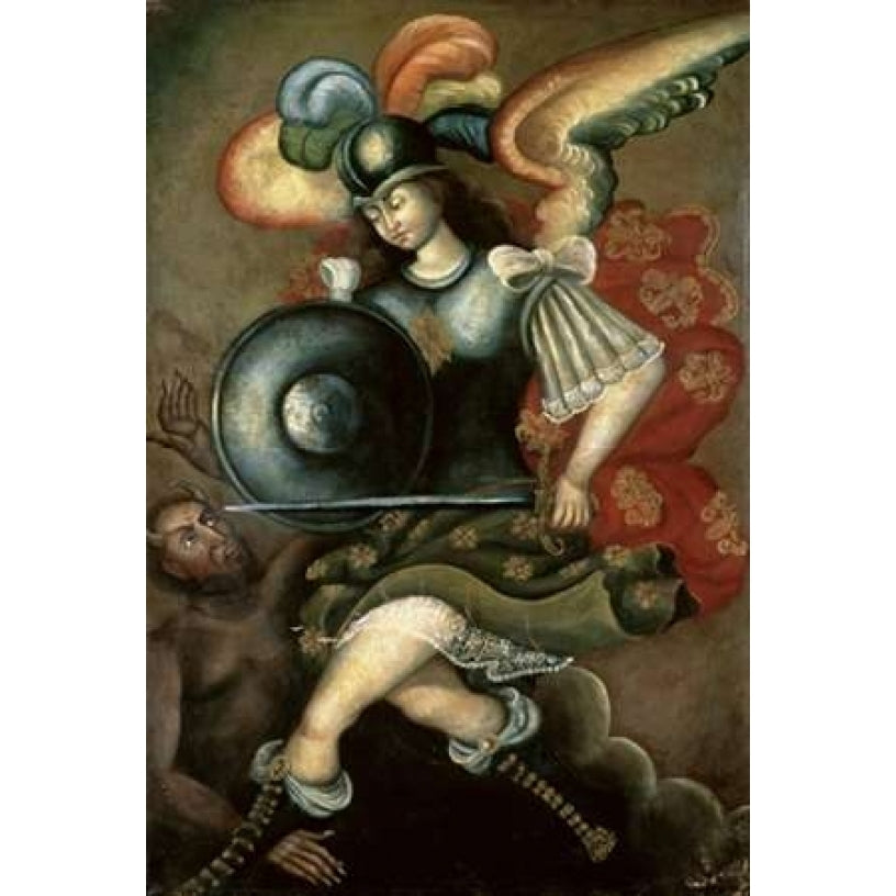 The Archangel Saint Michael Poster Print by Peruvian School -VARPDX282660 Image 1