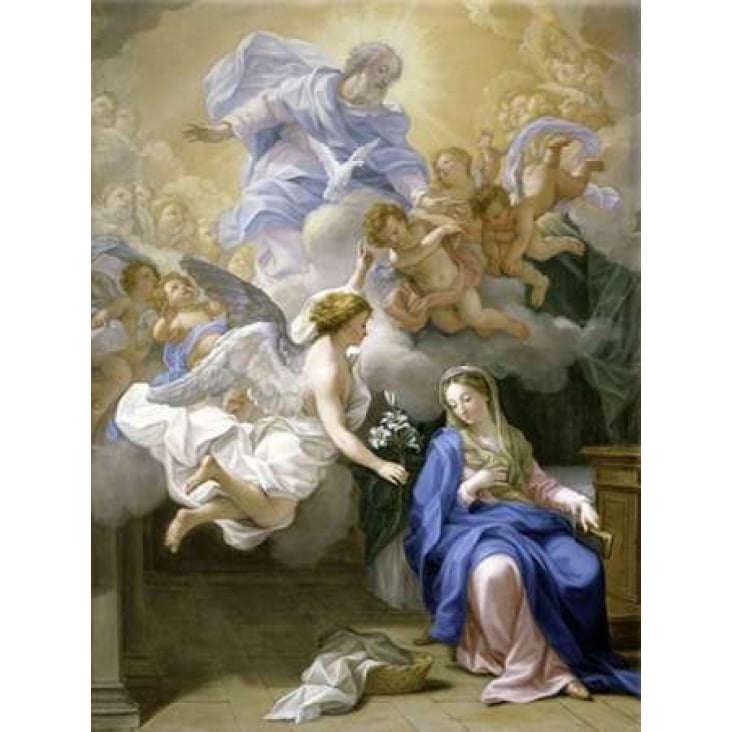 The Annunciation Poster Print by Giovanni Odazzi-VARPDX282643 Image 2