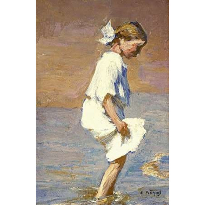 Wading at the Shore Poster Print by Edward Henry Potthast-VARPDX282684 Image 2