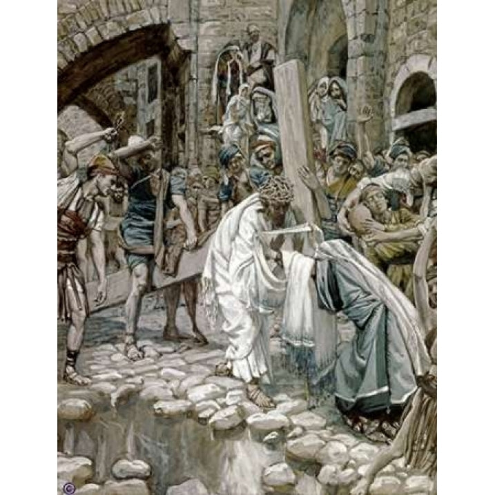 A Holy Woman Wipes the Face of Jesus Poster Print by James Jacques Tissot-VARPDX282881 Image 2