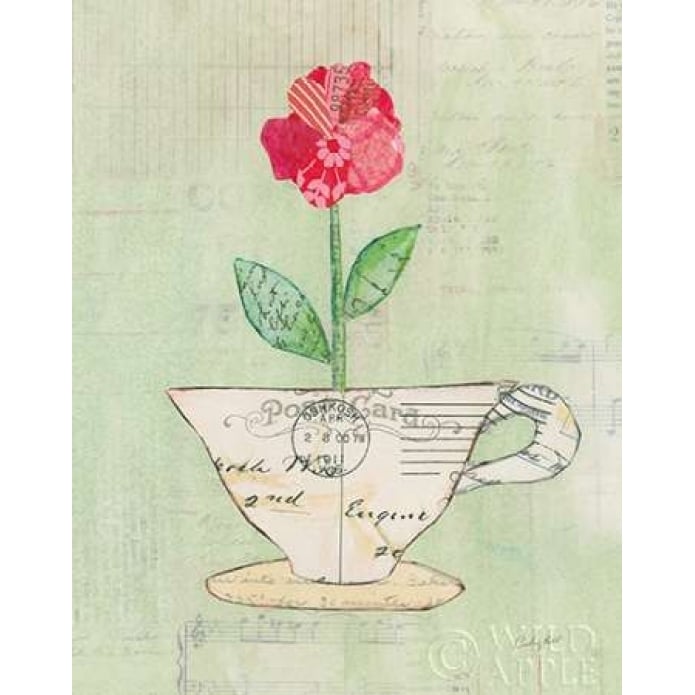 Teacup Floral I on Print Poster Print by Courtney Prahl-VARPDX28579 Image 2