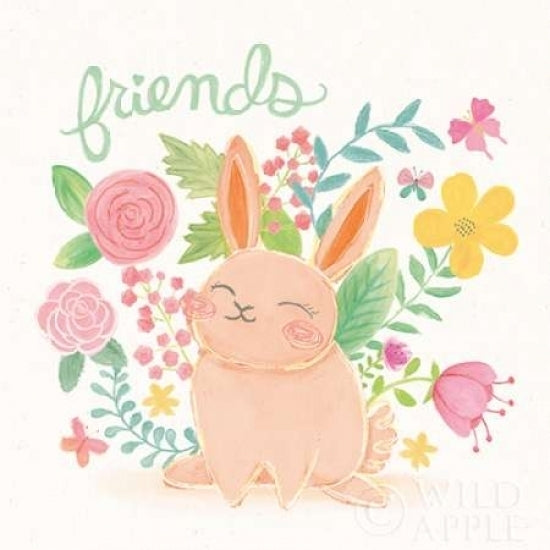 Garden Friends White II Poster Print by Mary Urban-VARPDX28589 Image 1