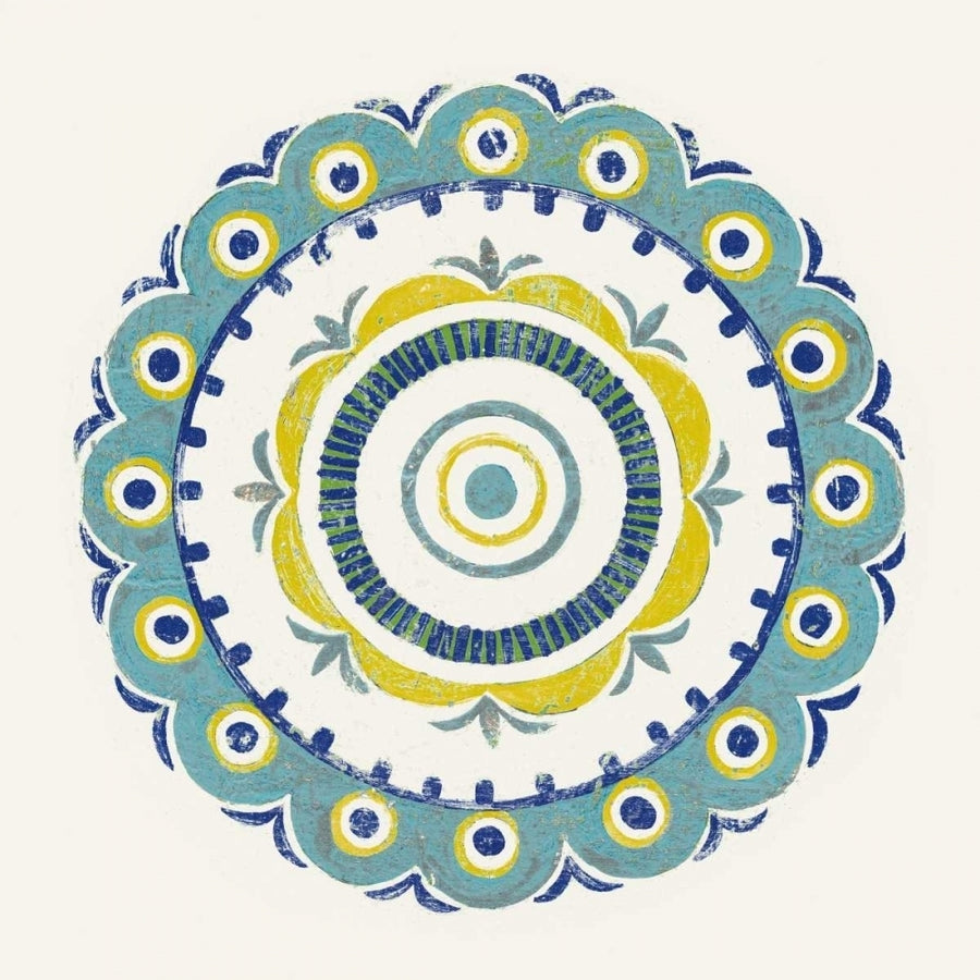 Lakai Circle II Blue and Yellow Poster Print by Kathrine Lovell-VARPDX28671 Image 1