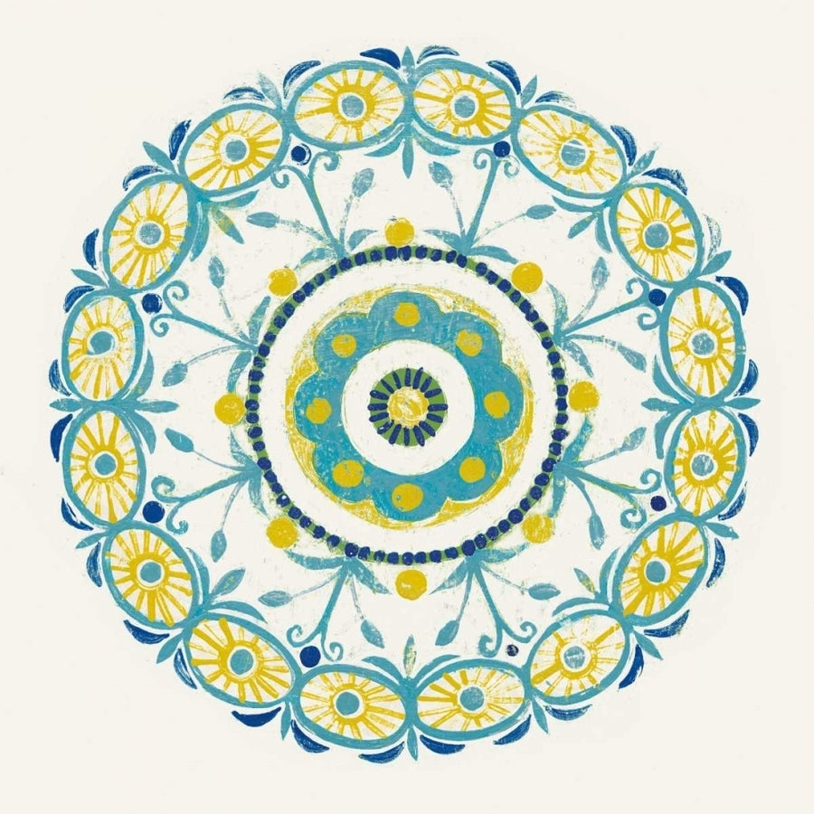 Lakai Circle I Blue and Yellow Poster Print by Kathrine Lovell-VARPDX28670 Image 1