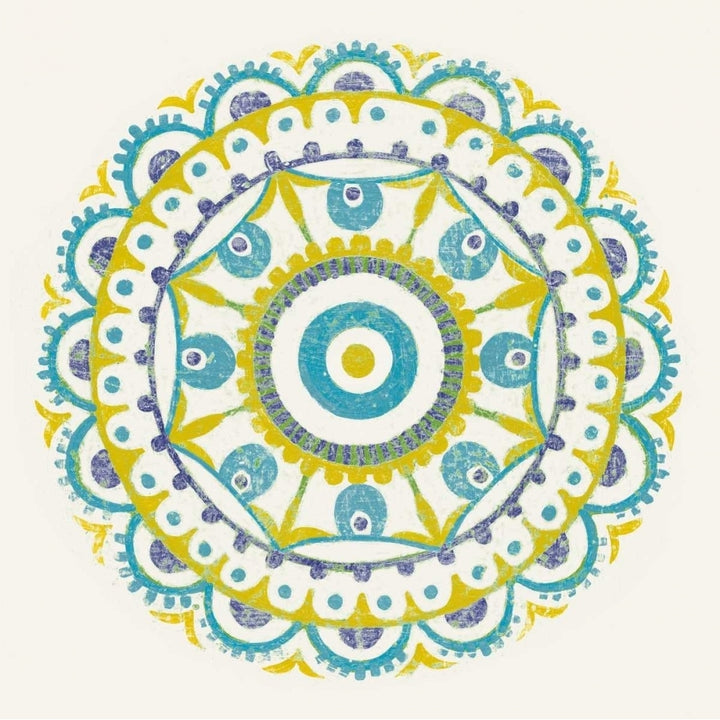 Lakai Circle VI Blue and Yellow Poster Print by Kathrine Lovell-VARPDX28673 Image 2