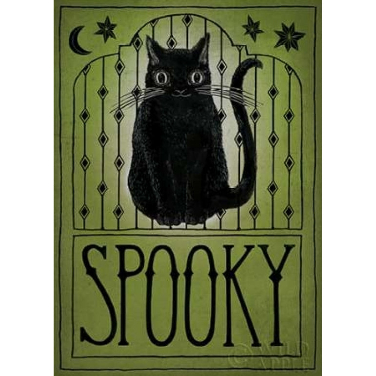 Vintage Halloween Spooky Poster Print by Sara Zieve Miller-VARPDX28676 Image 1