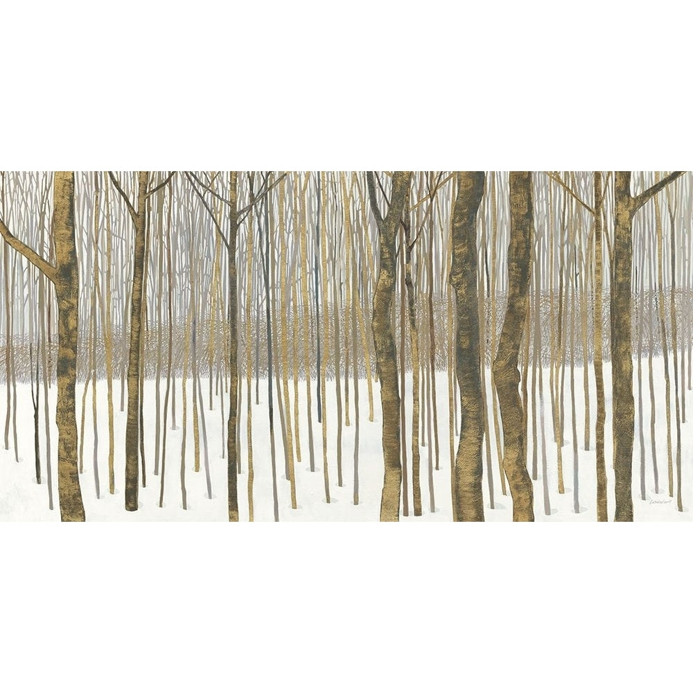 Woods in Winter Gold Poster Print by Kathrine Lovell-VARPDX28720 Image 1