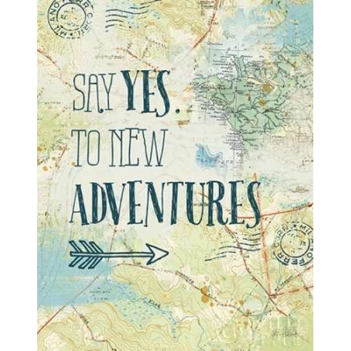 Map Sentiments II Poster Print by Katie Pertiet-VARPDX28741 Image 1