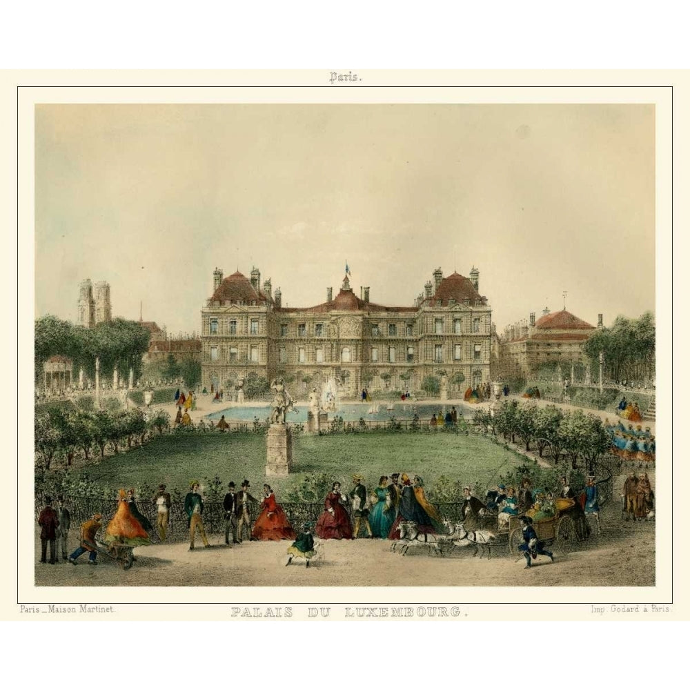 Palais Du Luxembourg Poster Print - Unknown-VARPDX28763Z Image 1