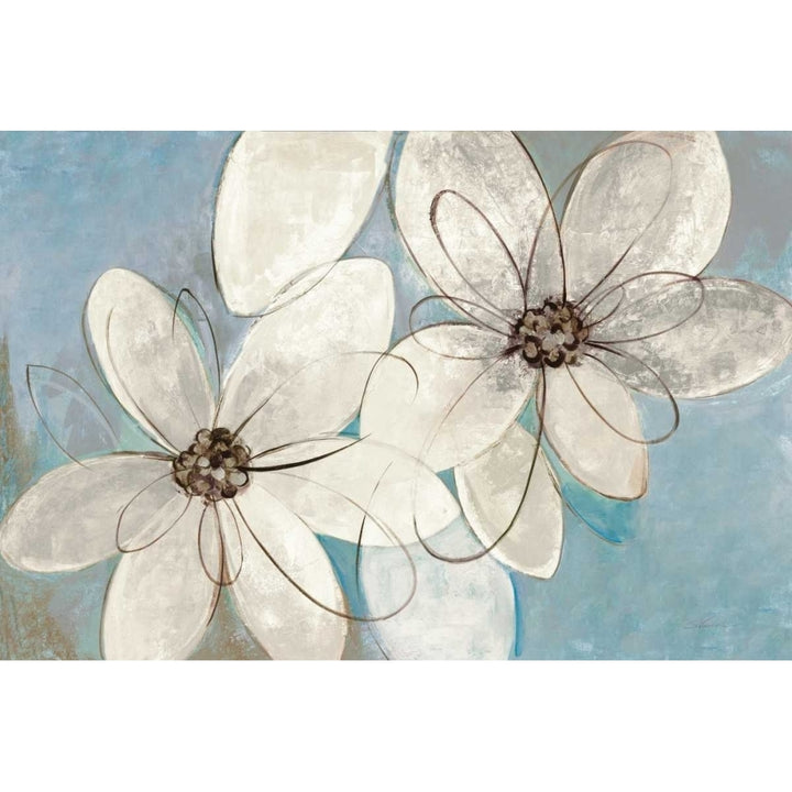 Blue and Neutral Floral Poster Print by Silvia Vassileva-VARPDX28772 Image 1