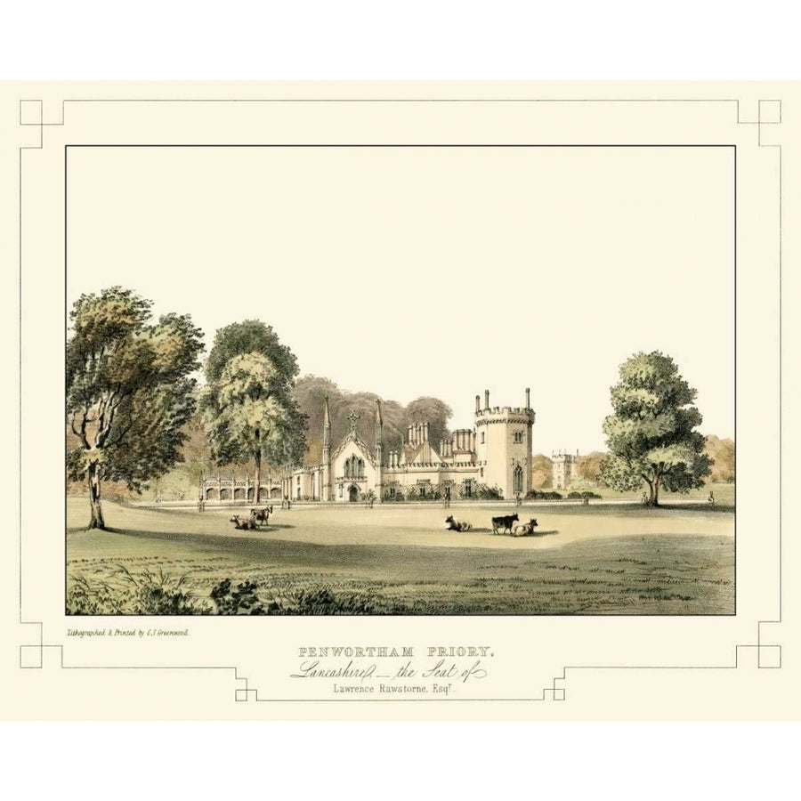 Lancashire Castles III Poster Print - C.J. Greenwood-VARPDX28770Z Image 1