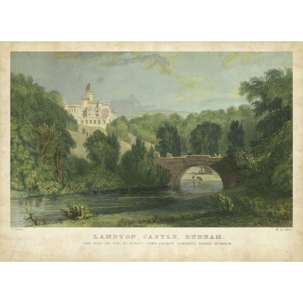 Lambton Castle Poster Print - T. Allom-VARPDX28823Z Image 1