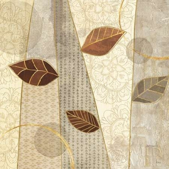 Bohemian Leaves II Neutral Poster Print by Veronique Charron-VARPDX28897 Image 1