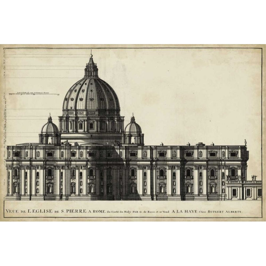 St. Peters Rome Poster Print - Rossi G. de-VARPDX28973Z Image 1