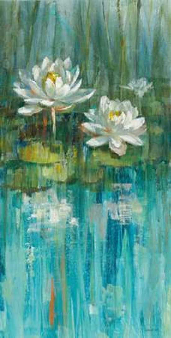 Water Lily Pond v2 III Poster Print by Danhui Nai-VARPDX29022 Image 1