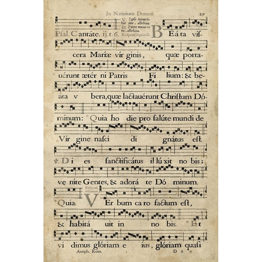 Vellum Songbook IV Poster Print - Unknown-VARPDX29195Z Image 1