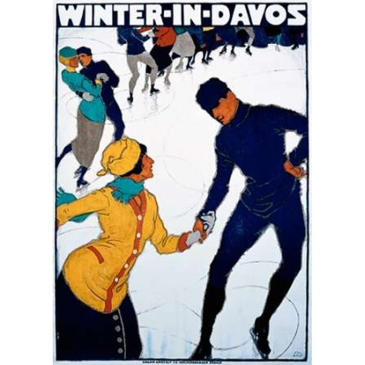 Winter in Davos Poster Print by Burkhard Mangold-VARPDX294615 Image 1