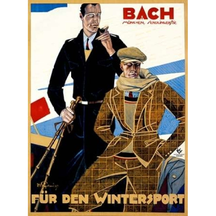 Bach / faux den Wintersport Poster Print by Julius Ussy Engelhard-VARPDX294679 Image 2