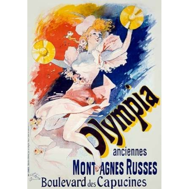 Olympia/Anciennes Montagnes Russes Poster Print by Jules Cheret-VARPDX295749 Image 1