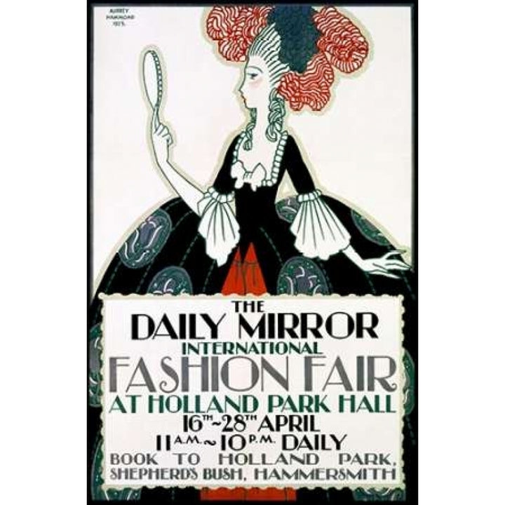 The Daily Mirror/Fashion Fair Poster Print by Aubrey Hammond-VARPDX295823 Image 1