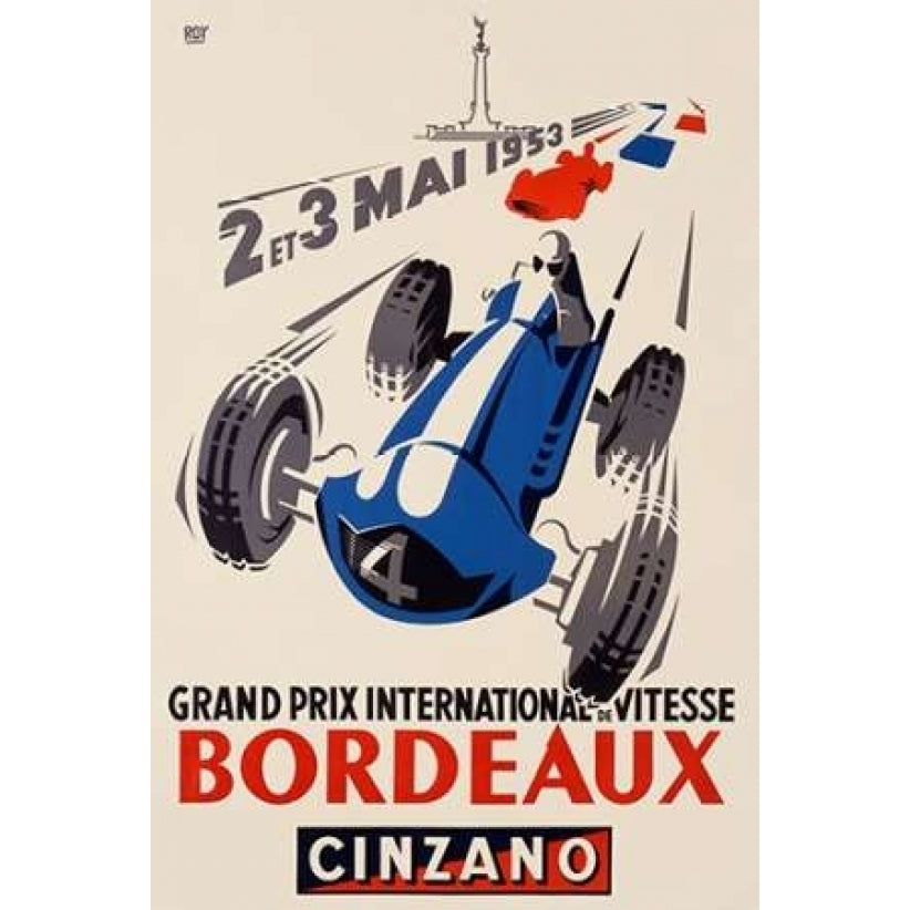 Grand Prix/Bordeaux Poster Print by Roy -VARPDX295866 Image 1